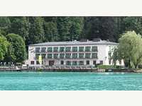 Sicht vom See - Hotel Post am Attersee