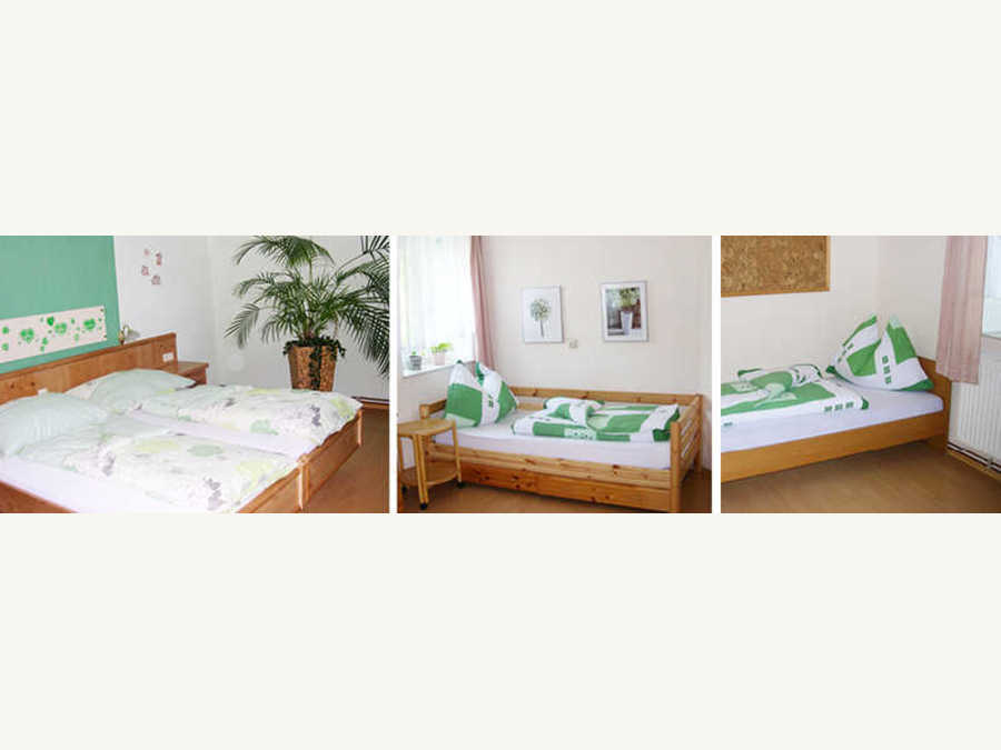 1 Doppelzimmer und 1 Zwei-Bett-Zimmer - zum Schuasta